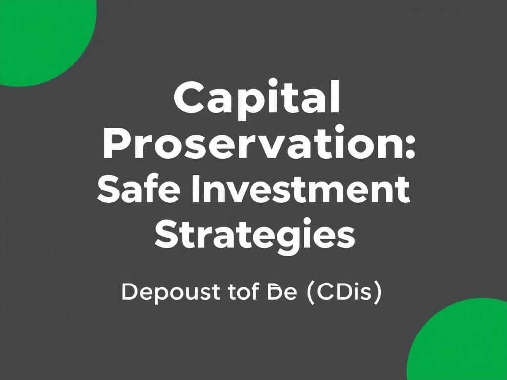apital Preservation: Safe Investment Strategies 2. Certificates of Deposit (CDs) фото